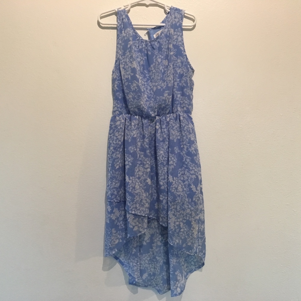 H&M Girls Blue Dress, 9-10Y